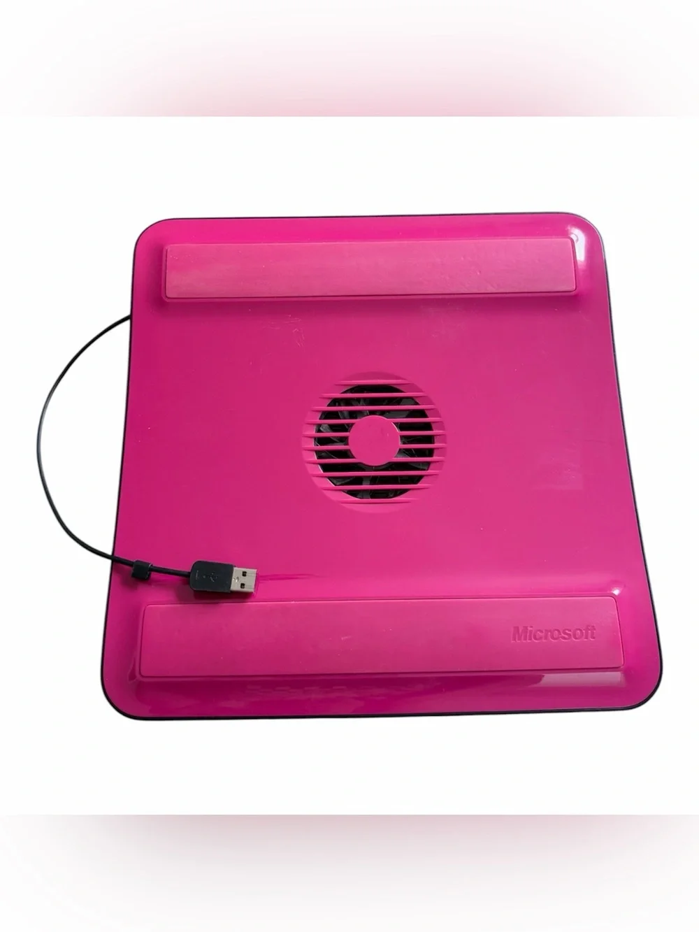 Microsoft Notebook Laptop Cooling Base Microsoft Hardware USB Powered Pink